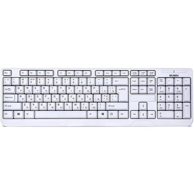 Клавиатура SVEN KB-C2200W (белый)